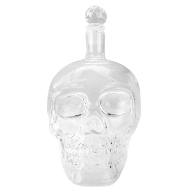 Crystal Glass Skull Bottle for Vodka & Whiskey & Beer Liqueur & Red Wine & Other Beverage, 1000ML by bashfashion