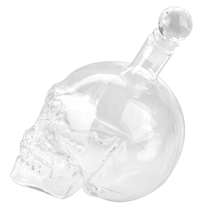 Crystal Glass Skull Bottle for Vodka & Whiskey & Beer Liqueur & Red Wine & Other Beverage, 1000ML by bashfashion