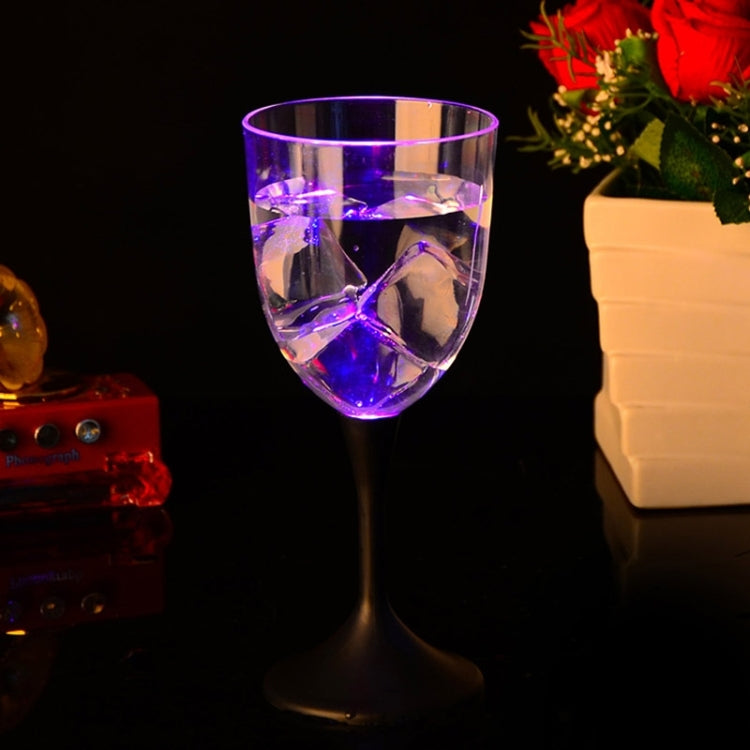 8-mode LED Colorful Light Flashing Red Wine Goblet for Bar by bashfashion