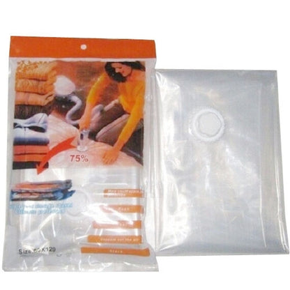 PE + PET Large Vacuum Pumping Compression Bags / Pouch Clothes Quilt Finishing Dust Bag Pouch, Single Pack by bashfashion