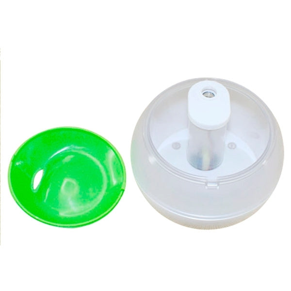 USB Air Humidifier with Mini Red Indicator and Vapour Amount Regulating Switch (White + Green) by bashfashion