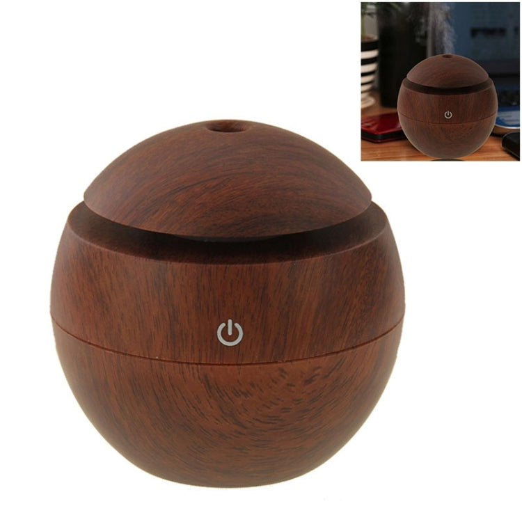 LM-X1 USB Rechargeable Wood Texture 3W Ultrasonic Aroma Air Humidifier by bashfashion