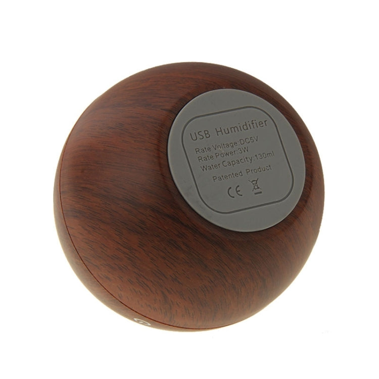 LM-X1 USB Rechargeable Wood Texture 3W Ultrasonic Aroma Air Humidifier by bashfashion