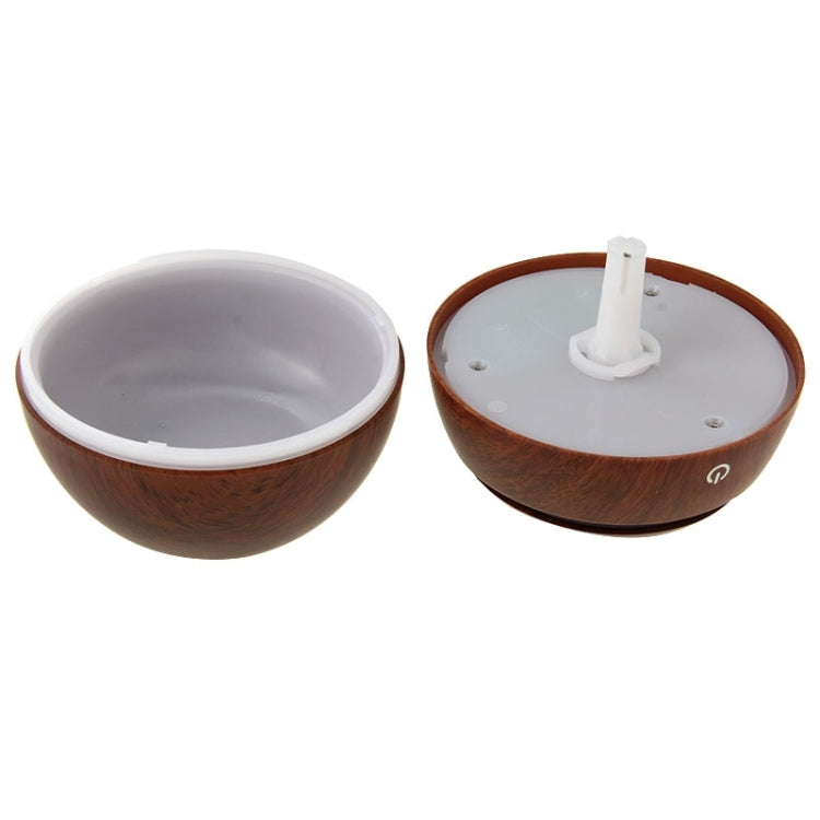 LM-X1 USB Rechargeable Wood Texture 3W Ultrasonic Aroma Air Humidifier by bashfashion