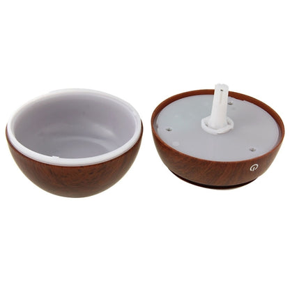 LM-X1 USB Rechargeable Wood Texture 3W Ultrasonic Aroma Air Humidifier by bashfashion