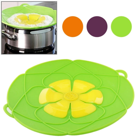 New Spill-Proof, Anti-Flutter and Heat-Resistant Silicone Pot Cover (Ramdom Color Delivery) by bashfashion