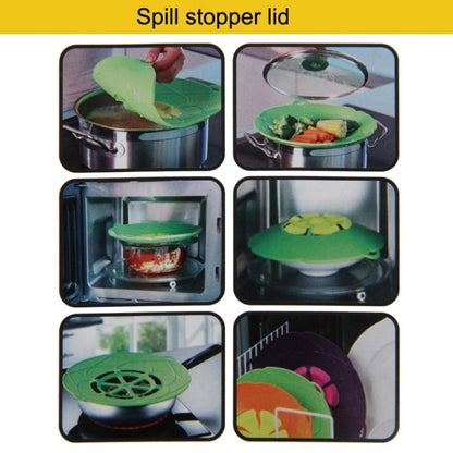 New Spill-Proof, Anti-Flutter and Heat-Resistant Silicone Pot Cover (Ramdom Color Delivery) by bashfashion