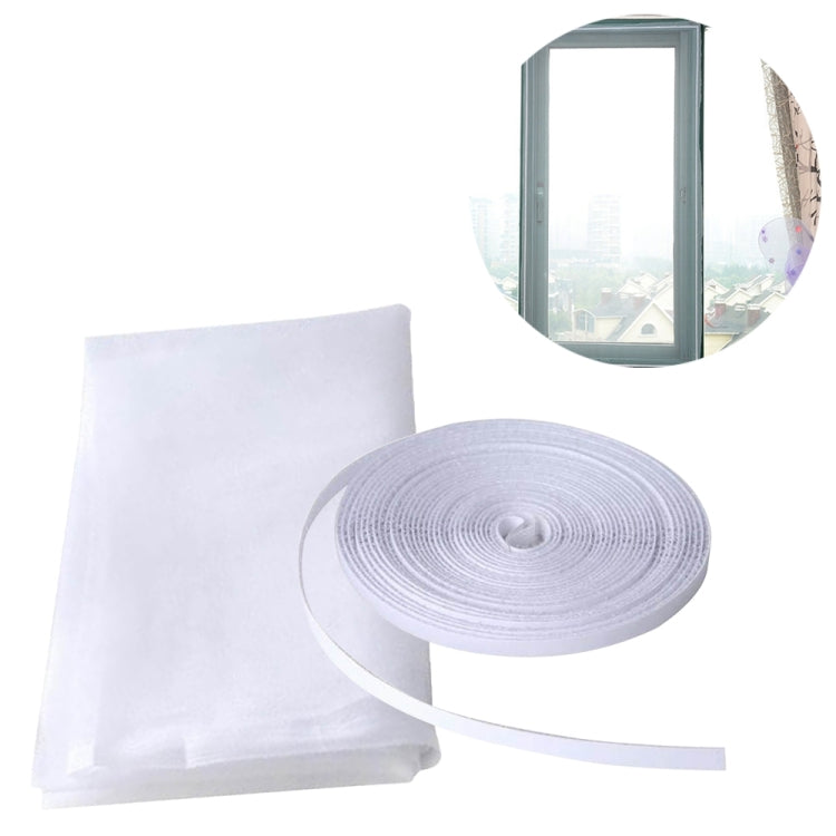 DIY Polyester Fly Screen/ Window Screen Hook and Loop Fastener Mosquito Net(White) by bashfashion