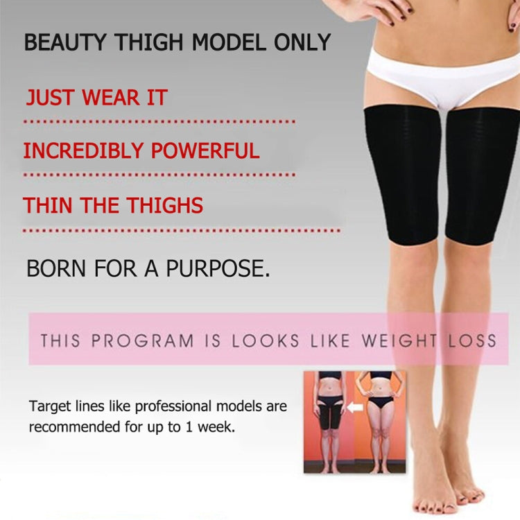 Say Goodbye to Sagging Thighs with the Fat Buster Thigh Massage Shaper(Black) by bashfashion