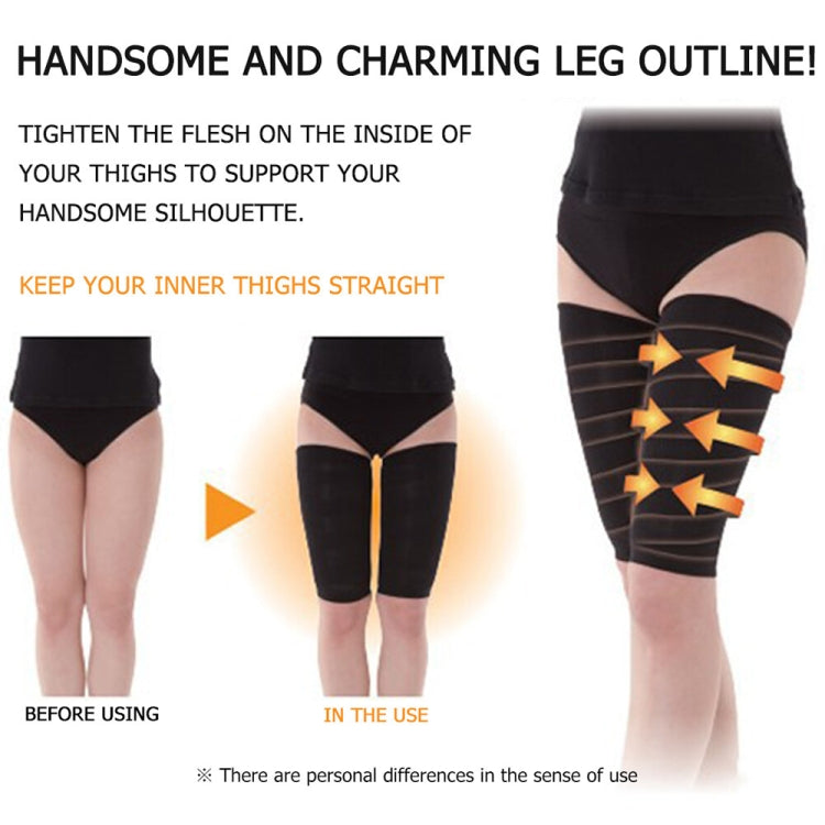 Say Goodbye to Sagging Thighs with the Fat Buster Thigh Massage Shaper(Black) by bashfashion