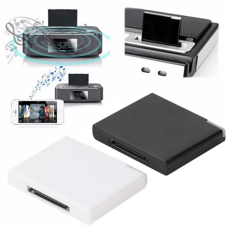Wireless Bluetooth Music Receiver For iPhone 4 & 4S / (iPad 3) / iPad 2 / iPod / Any Bluetooth Device(Black) by bashfashion