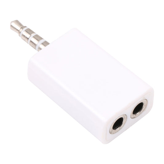 3.5mm Headphone Splitter Adapter, Compatible with Phones, Tablets, Headphones, MP3 Player, Car/Home Stereo & More(White) by bashfashion