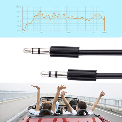 Spring Coiled 3.5mm Aux Cable, Compatible with Phones, Tablets, Headphones, MP3 Player, Car/Home Stereo & More, Length: 45cm up to 200cm(Black) by bashfashion
