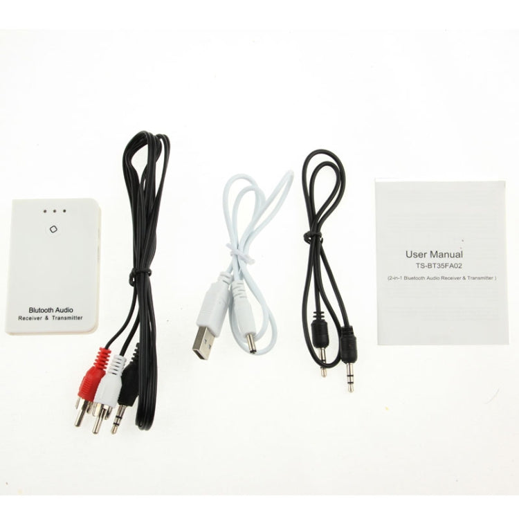 TS-BT35FA02 3.5mm Bluetooth Audio Transmitter & Receiver, Transmission Distance: >10m, For iPhone, Samsung, HTC, Sony, Google, Huawei, Xiaomi and other Smartphones by bashfashion
