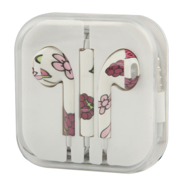 EarPods Wire-controlled Earphone, Random Color & Pattern Delivery by bashfashion