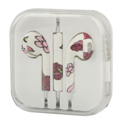 EarPods Wire-controlled Earphone, Random Color & Pattern Delivery by bashfashion