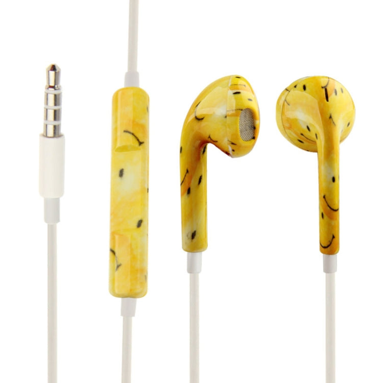 EarPods Wire-controlled Earphone, Random Color & Pattern Delivery by bashfashion