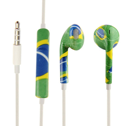 EarPods Wire-controlled Earphone, Random Color & Pattern Delivery by bashfashion