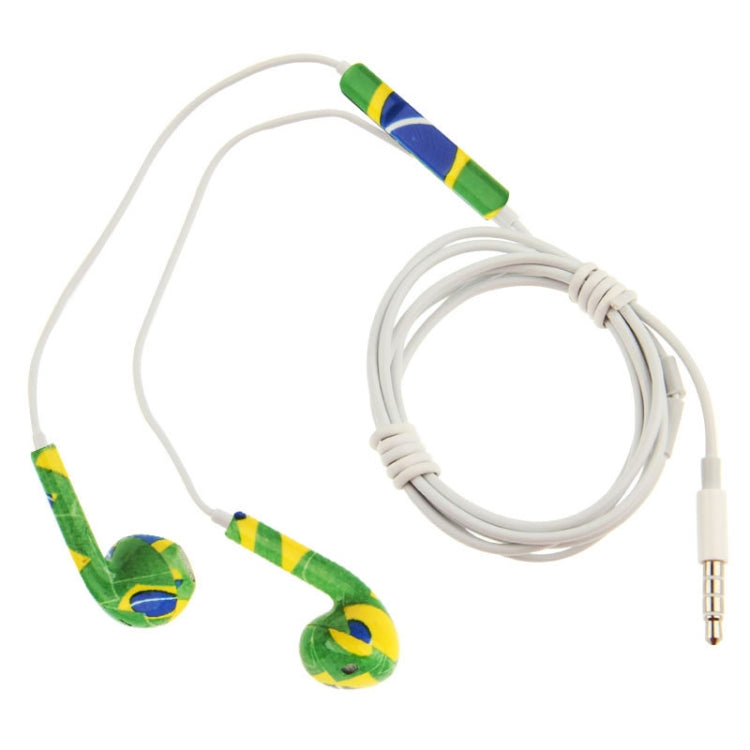 EarPods Wire-controlled Earphone, Random Color & Pattern Delivery by bashfashion