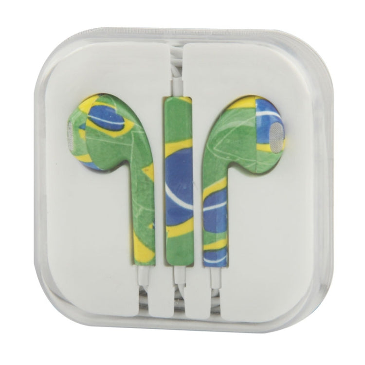 EarPods Wire-controlled Earphone, Random Color & Pattern Delivery by bashfashion