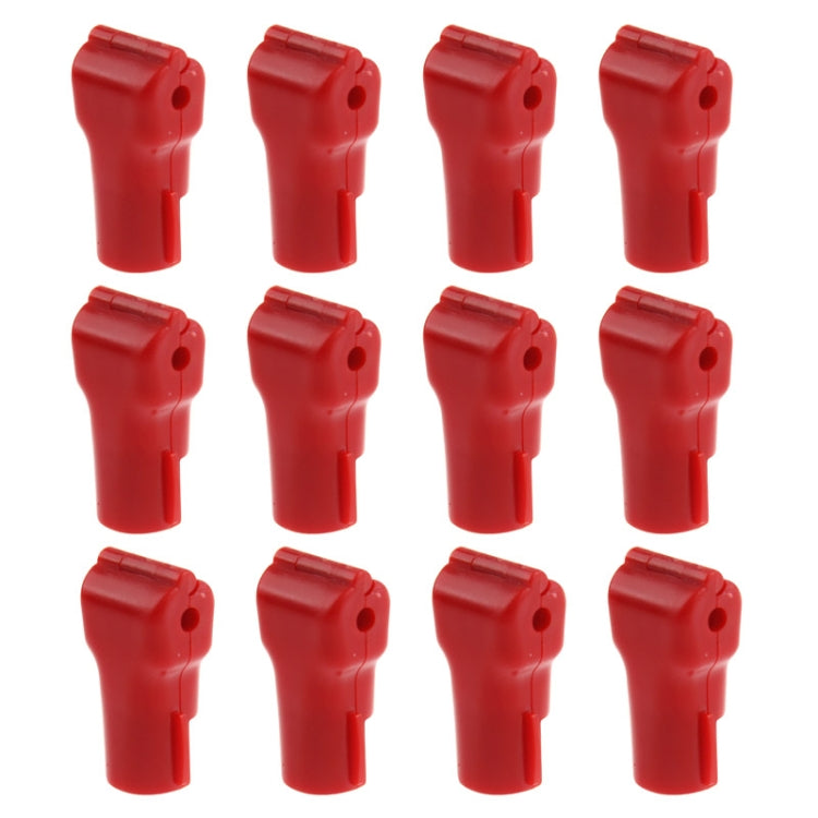 12 PCS Red ABS Display Hook / Security Lock Hook by bashfashion