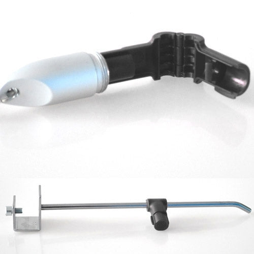 12 PCS 5.0mm Black ABS Display Hook / Security Lock Hook by bashfashion