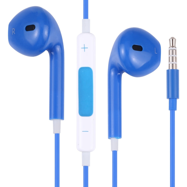 EarPods Wired Headphones Earbuds with Wired Control & Mic(Blue) by bashfashion