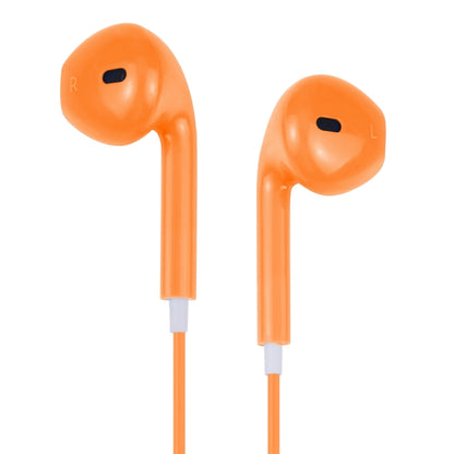 EarPods Wired Headphones Earbuds with Wired Control & Mic(Orange) by bashfashion
