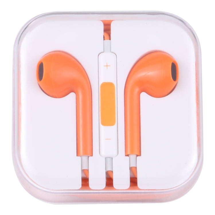 EarPods Wired Headphones Earbuds with Wired Control & Mic(Orange) by bashfashion