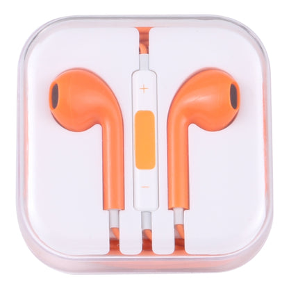EarPods Wired Headphones Earbuds with Wired Control & Mic(Orange) by bashfashion