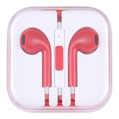 EarPods Wired Headphones Earbuds with Wired Control & Mic(Red) by bashfashion
