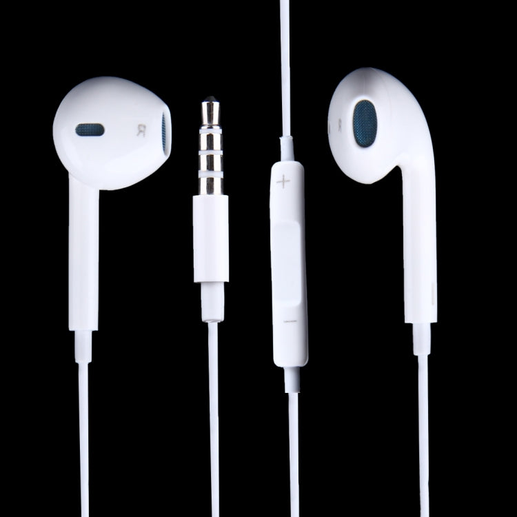 3.5mm Earphones with Wired Control and Mic for Android Phones / PC / MP3 Player / Laptops(White) by bashfashion