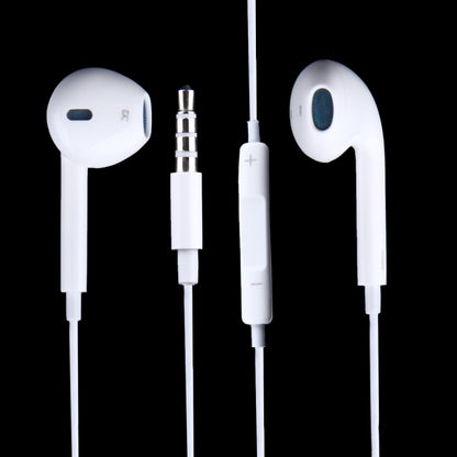 3.5mm Earphones with Wired Control and Mic for Android Phones / PC / MP3 Player / Laptops(White) by bashfashion