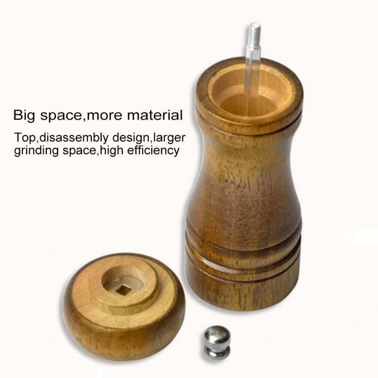 8 inch Length Classical Wooden Pepper Spice Salt Mill Grinder Muller by bashfashion