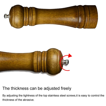 8 inch Length Classical Wooden Pepper Spice Salt Mill Grinder Muller by bashfashion