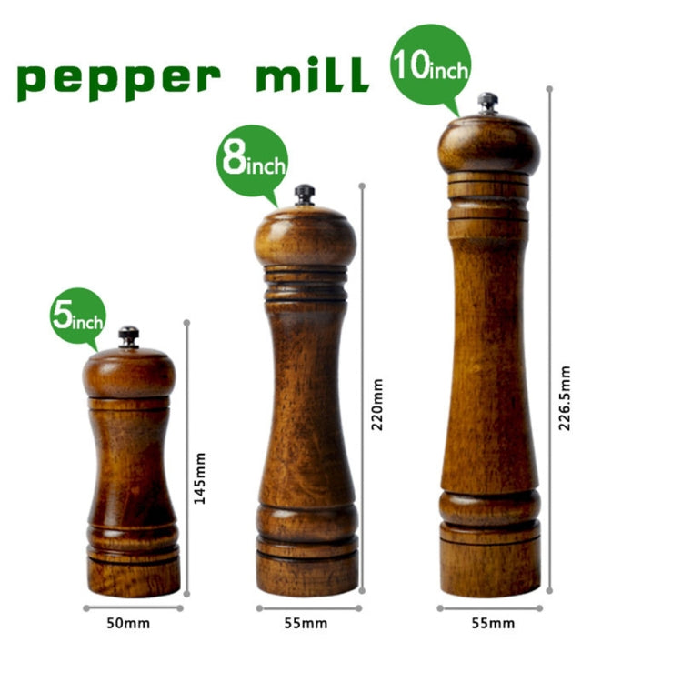 Length Classical Wooden Pepper Spice Salt Mill Grinder Muller by bashfashion