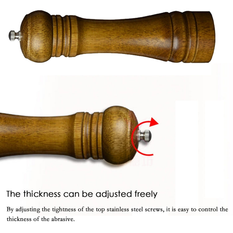 10 inch Length Classical Wooden Pepper Spice Salt Mill Grinder Muller by bashfashion