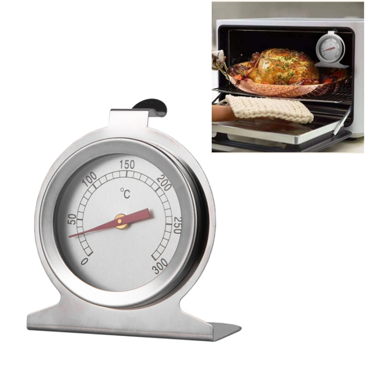 Stainless Steel Oven Thermometer (0~300℃)(Silver) by bashfashion