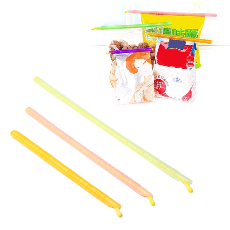 3 x Revolutionary Big Size Plastic Slide & Store Bag Sealer Keeping Fresh Bag Sealing Bar Rod Stick Strip by bashfashion