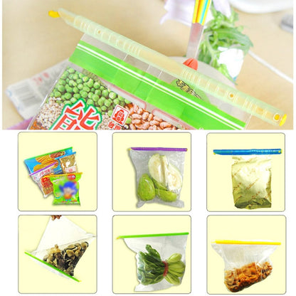 3 x Revolutionary Big Size Plastic Slide & Store Bag Sealer Keeping Fresh Bag Sealing Bar Rod Stick Strip by bashfashion