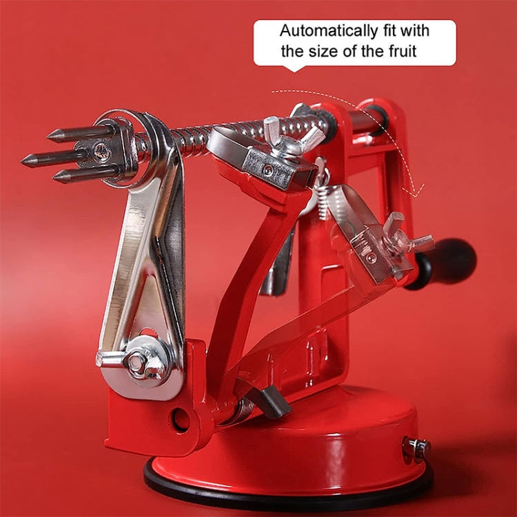3 in 1 Multi-functional Fruit Peeling Slicing Stoning Peeler Machine(Red) by bashfashion