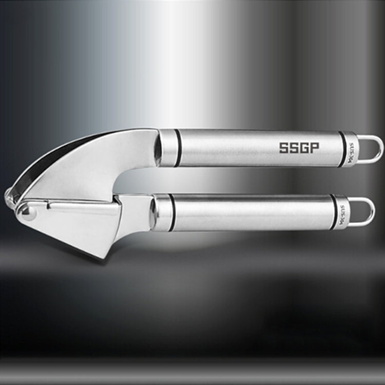 Food Grade 304 Stainless Steel Garlic Press Presser Crusher Slicer by bashfashion