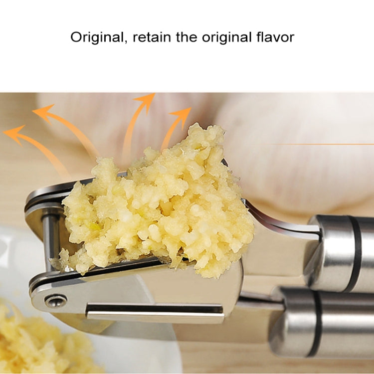 Food Grade 304 Stainless Steel Garlic Press Presser Crusher Slicer by bashfashion