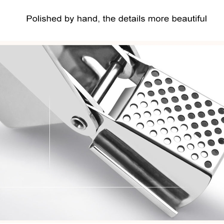 Food Grade 304 Stainless Steel Garlic Press Presser Crusher Slicer by bashfashion