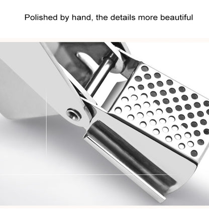Food Grade 304 Stainless Steel Garlic Press Presser Crusher Slicer by bashfashion