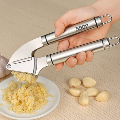 Food Grade 304 Stainless Steel Garlic Press Presser Crusher Slicer by bashfashion