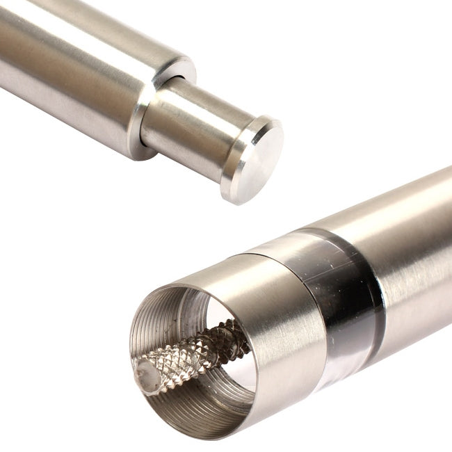 304 Stainless Steel Salt and Pepper Grinder / Mill(Silver) by bashfashion