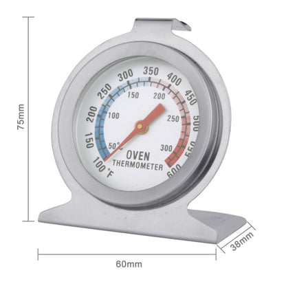 High Quality Stainless Steel Stand Up Oven Thermometer Gauge Gage (0-300 Degree Centigrade)(Silver) by bashfashion
