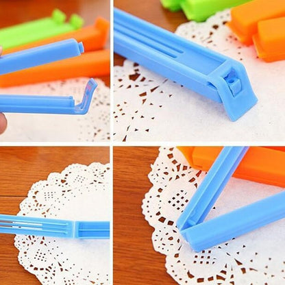 6pcs Food Storage Bag Sealing Clips Sealer Food Clip by bashfashion