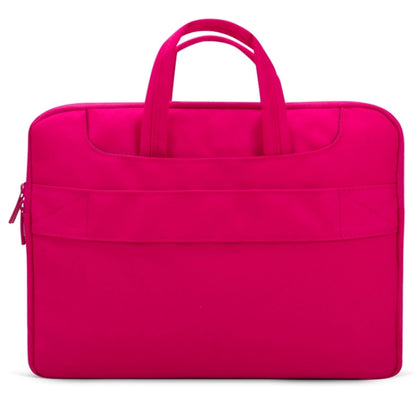 POFOKO 12 inch Portable Single Shoulder Laptop Bag for Laptop(Magenta) by POFOKO